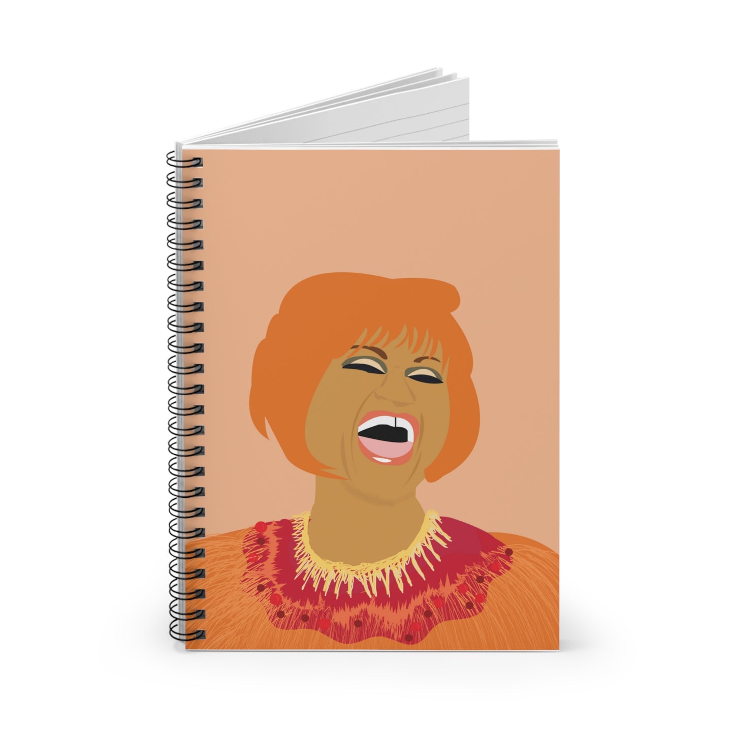 Celia Cruz Spiral Notebook - Ruled Line