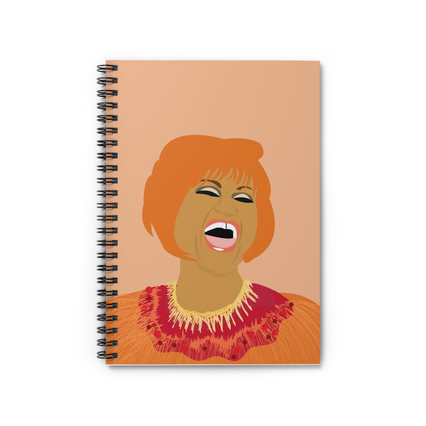 Celia Cruz Spiral Notebook - Ruled Line